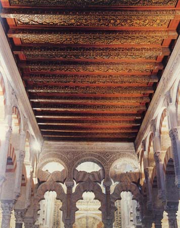 Techumbre de la reforma de AlHakan II. Mezquita de Crdoba