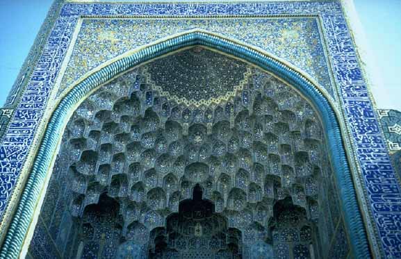 Mezquita de Isfahan. Mocrabes