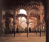 Interior de la mezquita de Crdoba