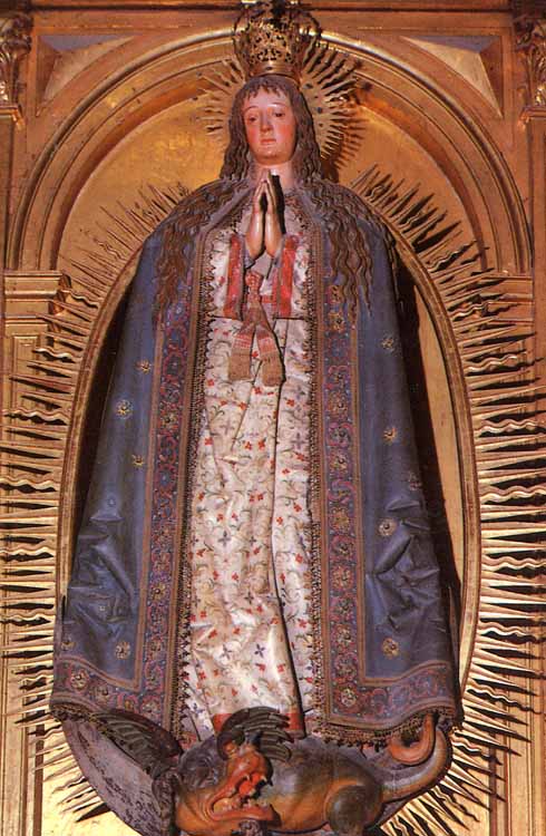 Inmaculada de la catedral de Astorga. Obra de Gregorio Fernndez.