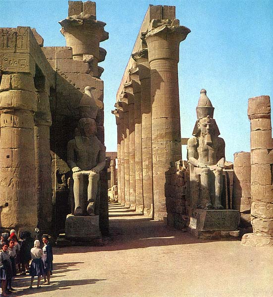 Luxor: sala hipstila del templo de Amn