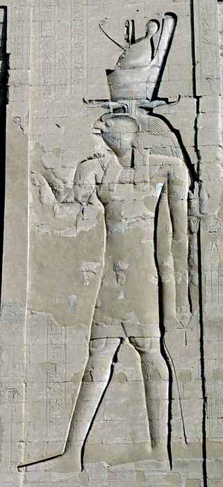 Horus en el templo de Edfu