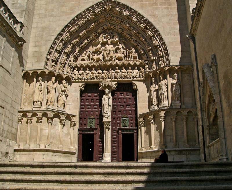 Catedral de Burgos. Puerta sur, llamada del Sarmental