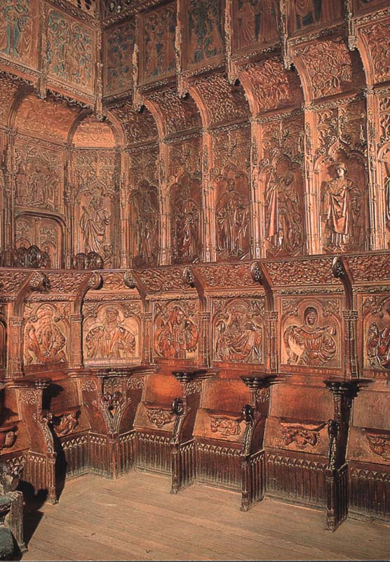 Sillera del coro de la catedral de Zamora