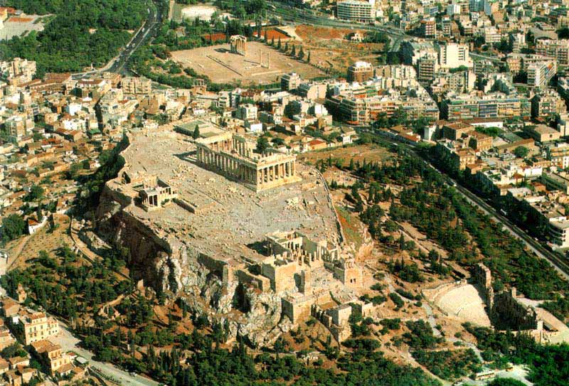 Acrpolis de Atenas en la actualidad