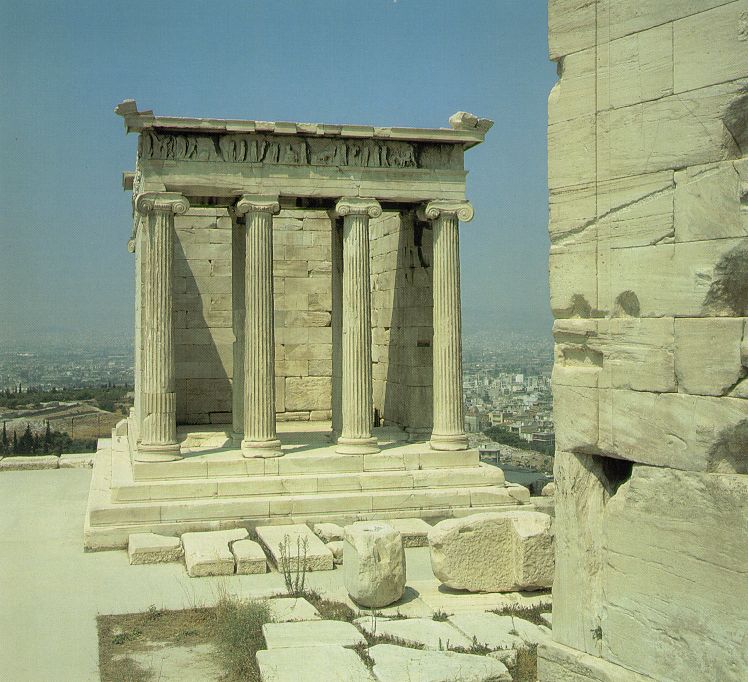 Templo de Atenea Nik en la acrpolis de Atenas