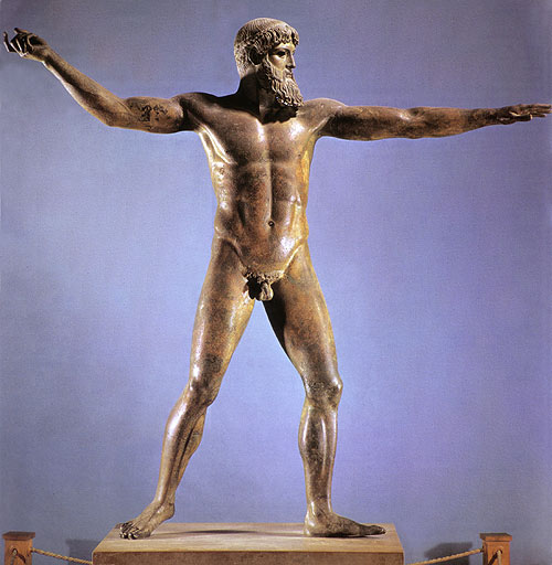 Zeus de Artemisium. Kalamis? 460-450 a.C.