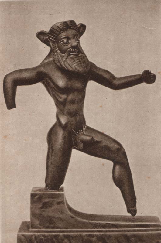 Stiro griego en bronce.
