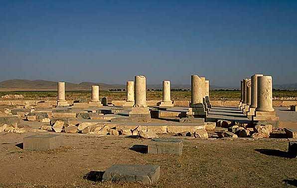 Palacio de Ciro en Pasargada