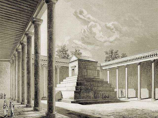 Pasargada: tumba de Ciro (reconstruccin ideal)