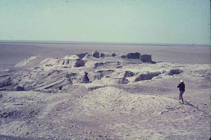 Ruinas del templo blanco en Uruk