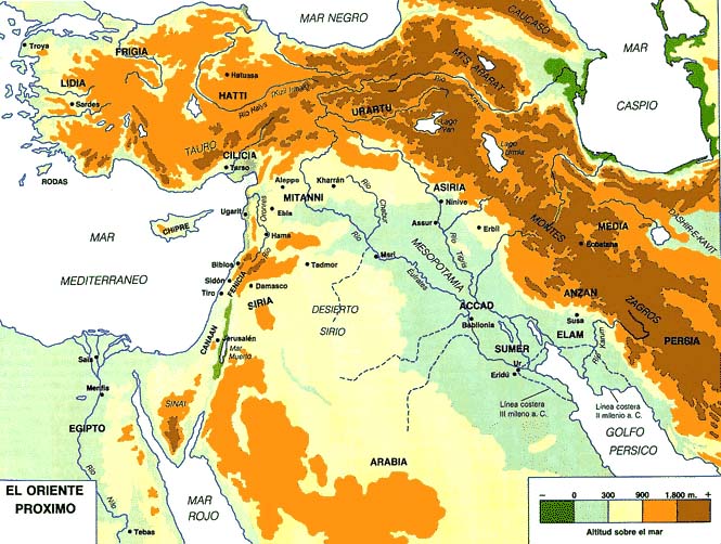 Mapa de la cultura mesopotmica