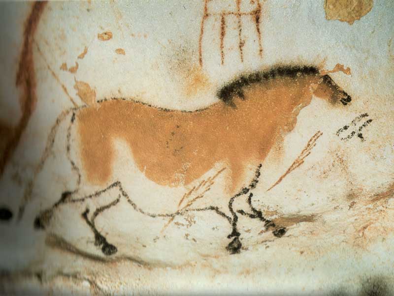 Segundo caballo chino de la cueva de Lascaux (Francia)