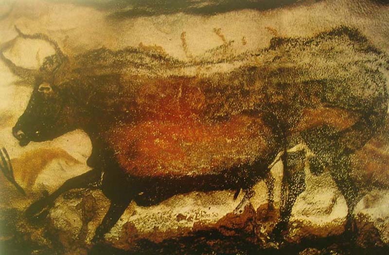 Toro de la cueva de Lascaux (Francia)