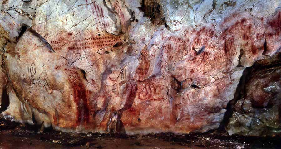 Cueva de Llonn. Panel principal