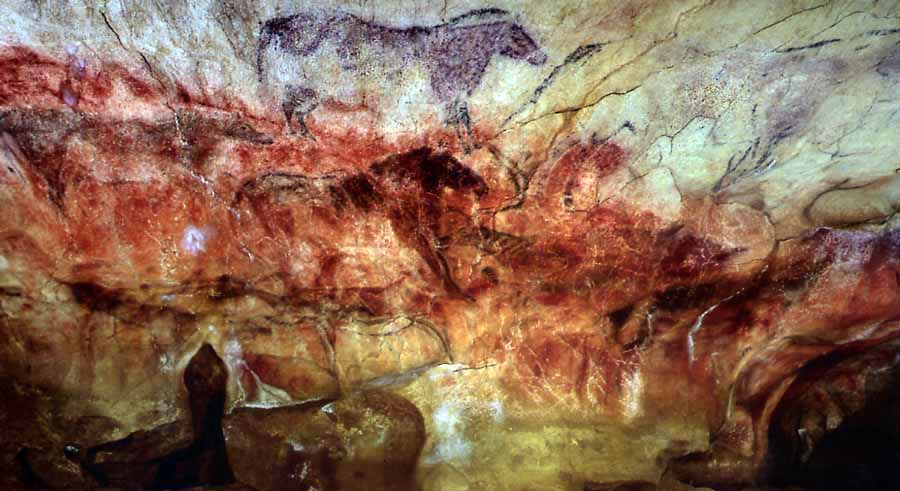 Cueva de Tito Bustillo. Panel central