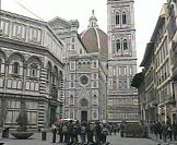 Baptisterio, catedral y torre de Santa Mara de las Flores. Florencia