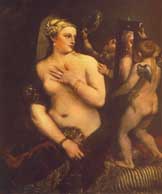 Venus ante el espejo. Tiziano