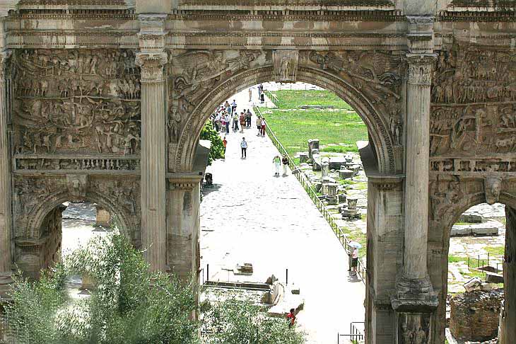 Arco de triunfo de Septimio Severo