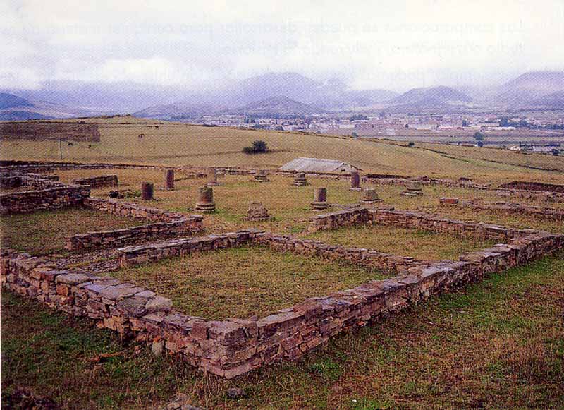 Restos de la ciudad romana de Juliobriga (cerca de Reinosa - Cantabria)
