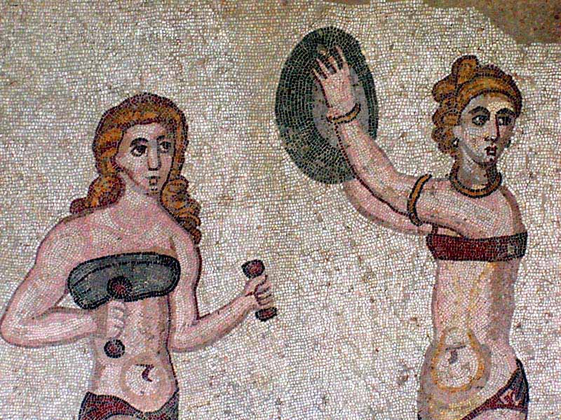 Mosaico de las baistas (Sicilia)