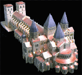 Reconstruccin ideal del monasterio de Cluny