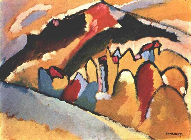 Estudio para otoo. 1909. Kandinsky