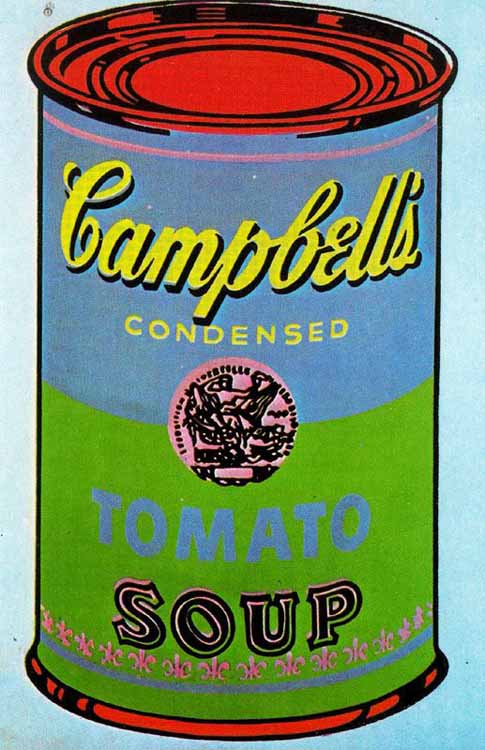 Bote de sopa Campbells. 1968