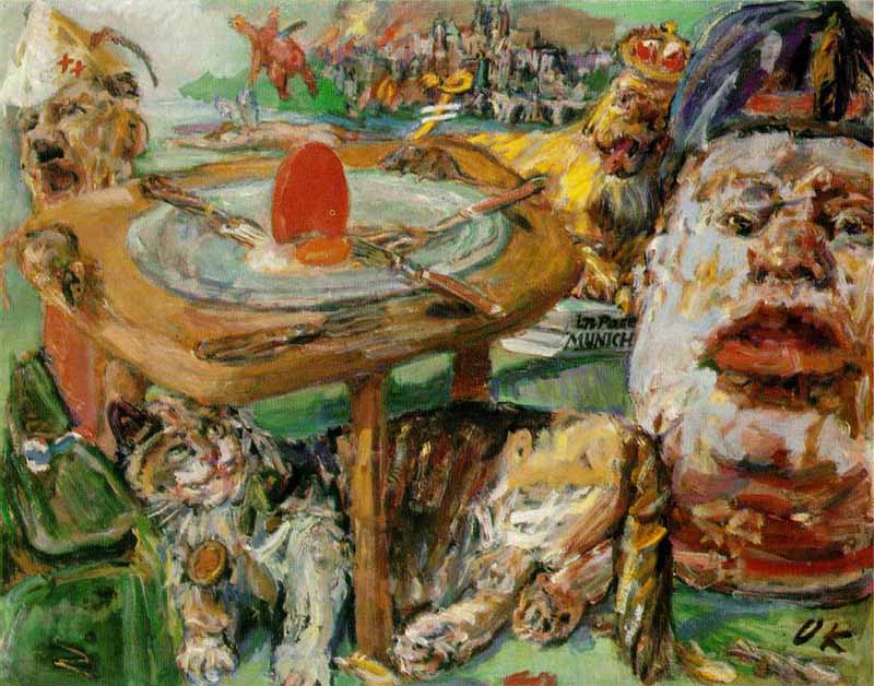 Kokoschka: El huevo rojo