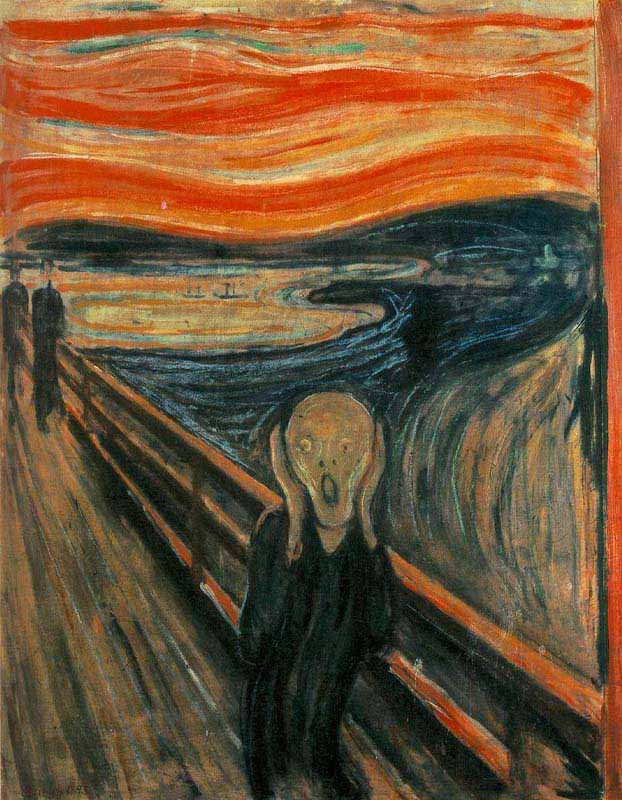 Munch: El grito. The National Gallery. Oslo. Noruega