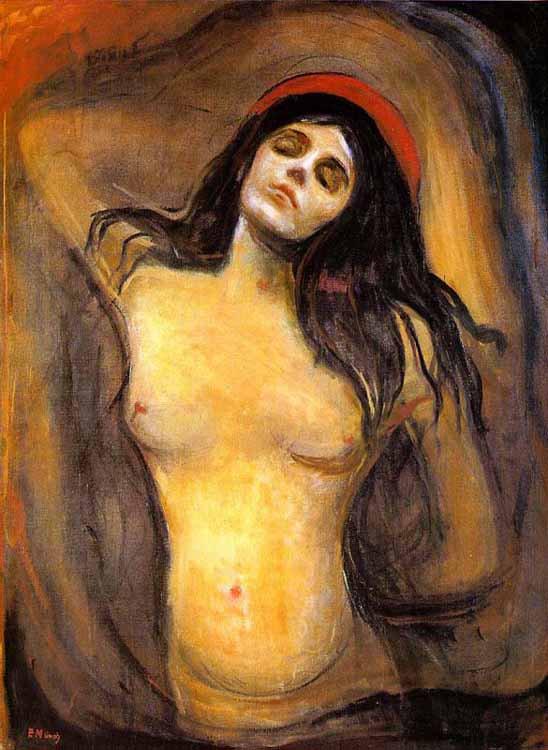 Munch: Madonna. The National Gallery. Oslo. Noruega.