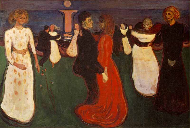 Munch: La danza de la vida. The National Gallery. Oslo. Noruega.