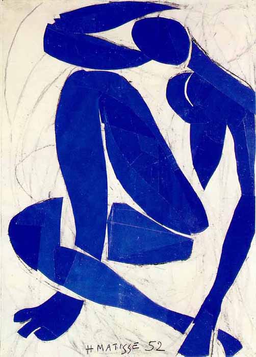 Matisse: Desnudo azul. Museo de Arte de Baltimore. Maryland. USA.