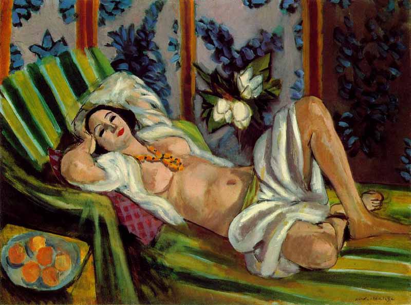 Matisse: Odalisca con magnolias
