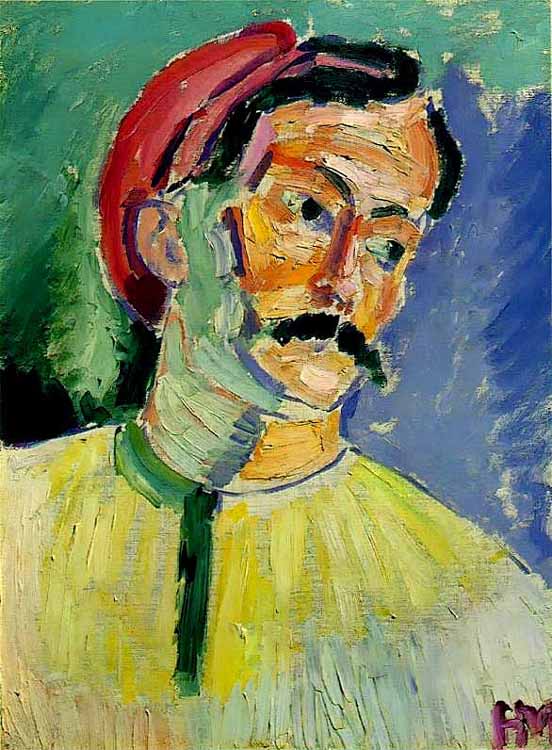 Matisse: retrato de Andre Derain.  Tate Gallery. Londres. Inglaterra.