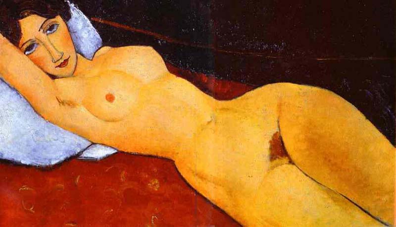 Desnudo recostado. 1917