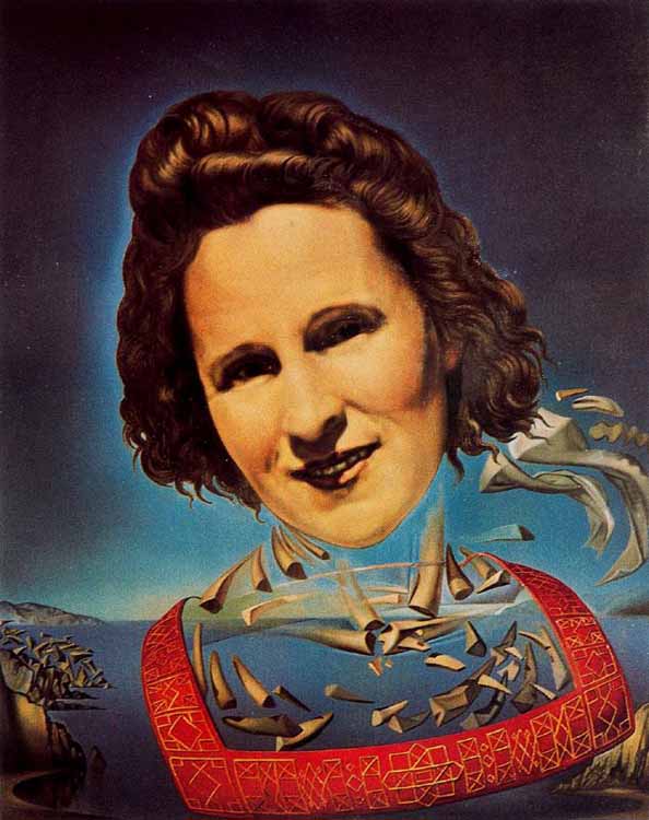 Retrato de Gala con sntomas rinocernticos. 1954