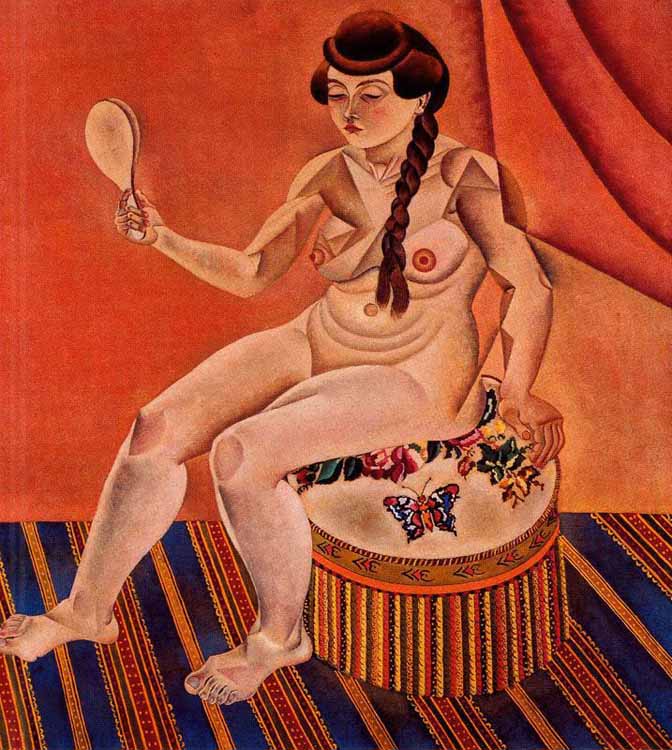 Desnudo con espejo. 1919