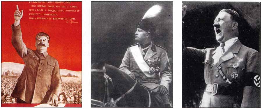 Stalin, Mussolini, Hitler